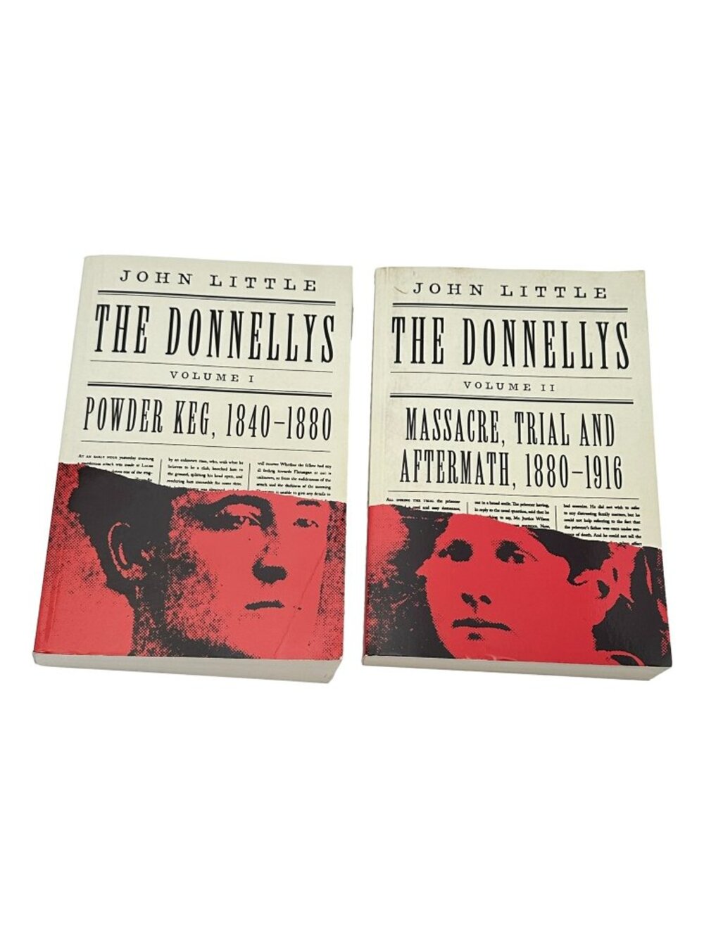 Black Donnellys Canada Lot 2 Book Powder Keg & Massacre John Little PB